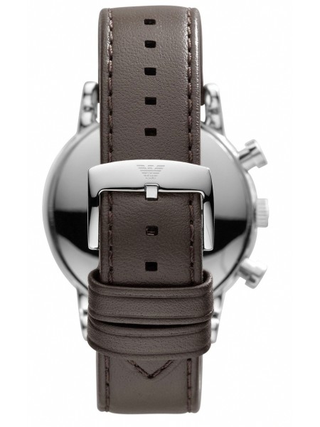 Emporio Armani AR1734 men's watch, real leather strap