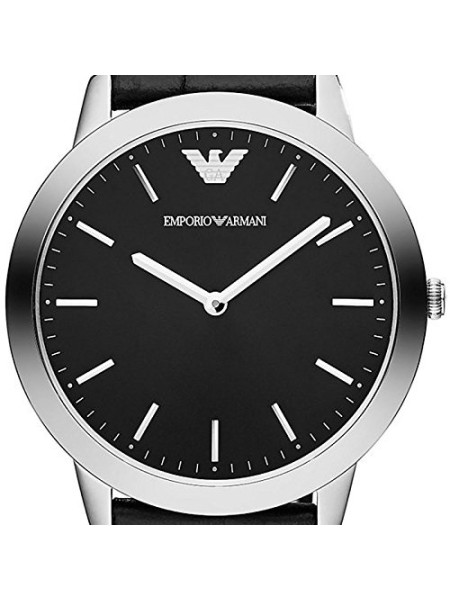 Emporio Armani AR1741 men's watch, cuir véritable strap