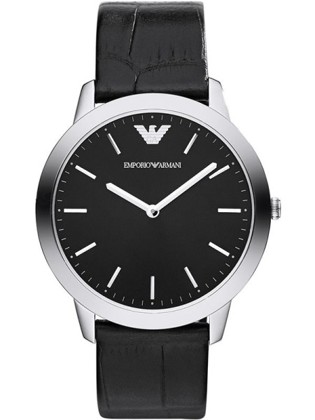 Emporio Armani AR1741 men's watch, real leather strap