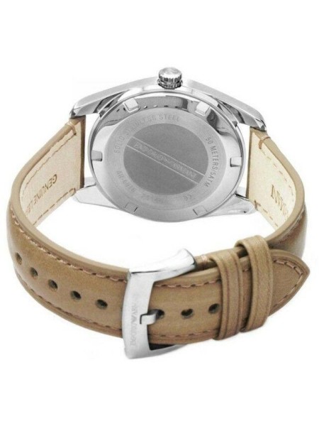 Emporio Armani AR6016 men's watch, real leather strap