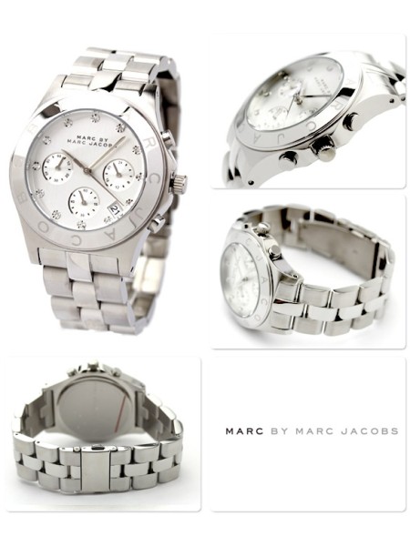 Marc Jacobs MBM3100 damklocka, rostfritt stål armband