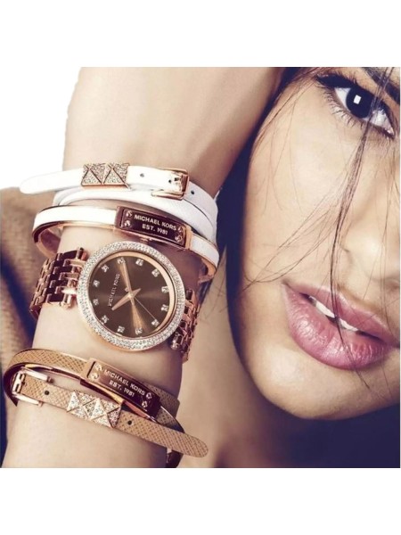Michael Kors MK3217 Relógio para mulher, pulseira de acero inoxidable