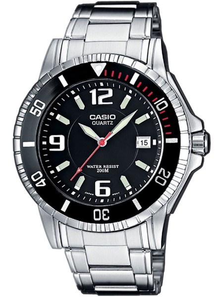 Casio Collection MTD-1053D-1A men's watch, stainless steel strap
