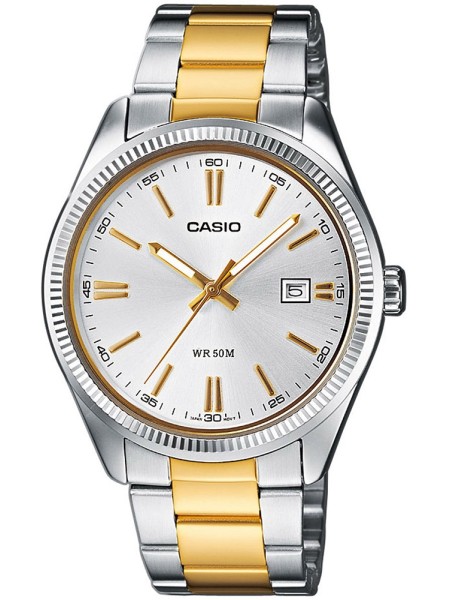 Casio Collection MTP-1302PSG-7A herrklocka, rostfritt stål armband