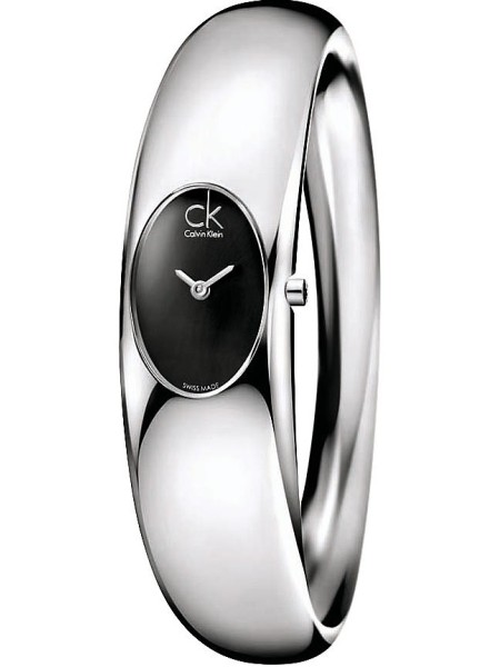 Calvin Klein Uhr K1Y22102 Reloj para mujer, correa de acero inoxidable