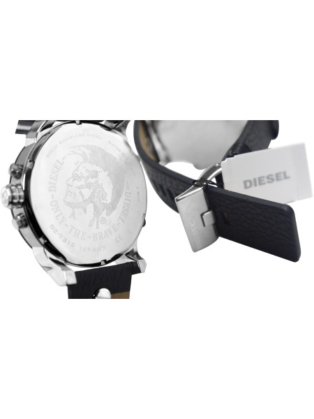Diesel DZ7313 men's watch, real leather strap
