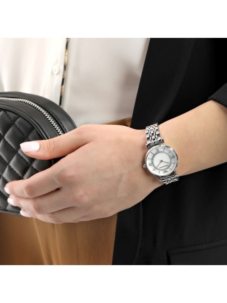 Emporio Armani AR1908 Relógio para mulher, pulseira de acero inoxidable