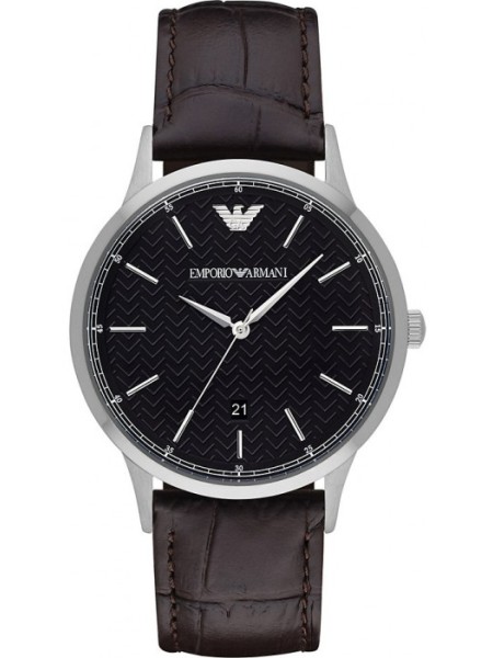 Emporio Armani AR2480 men's watch, real leather strap | ÅKSTRÖMS