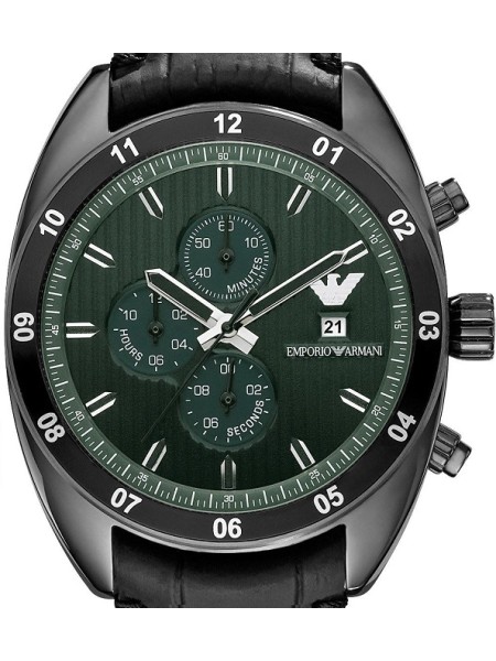 Emporio Armani AR5917 men's watch, real leather strap