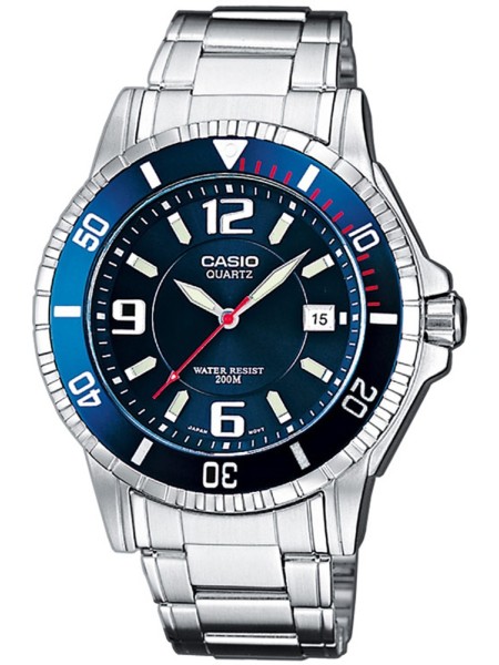 Casio Collection MTD-1053D-2A men's watch, stainless steel strap