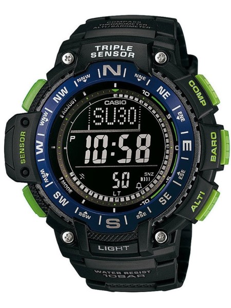 Casio SGW-1000-2B men's watch, plastic strap