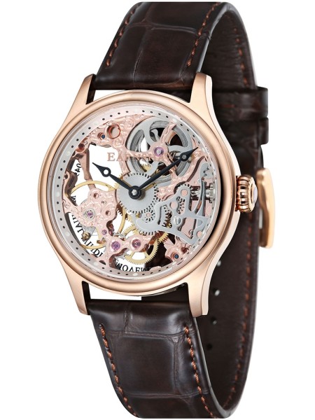 Thomas Earnshaw ES-8049-03 men's watch, real leather strap