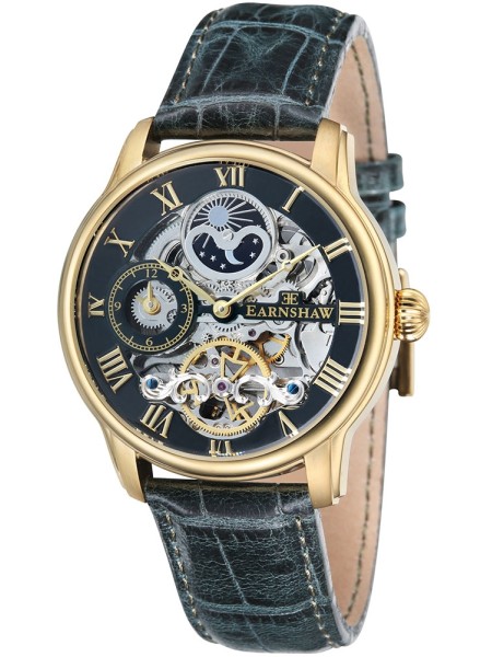 Thomas Earnshaw ES-8006-09 men's watch, real leather strap